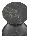 Vintage Round Faux Marble Pedestal