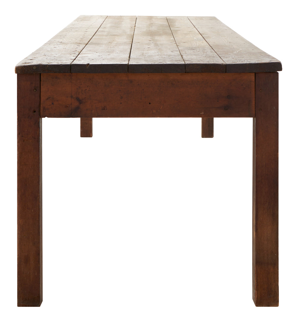 Vintage Wood Factory Table