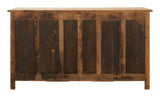 Vintage Brutalist Wood Sideboard