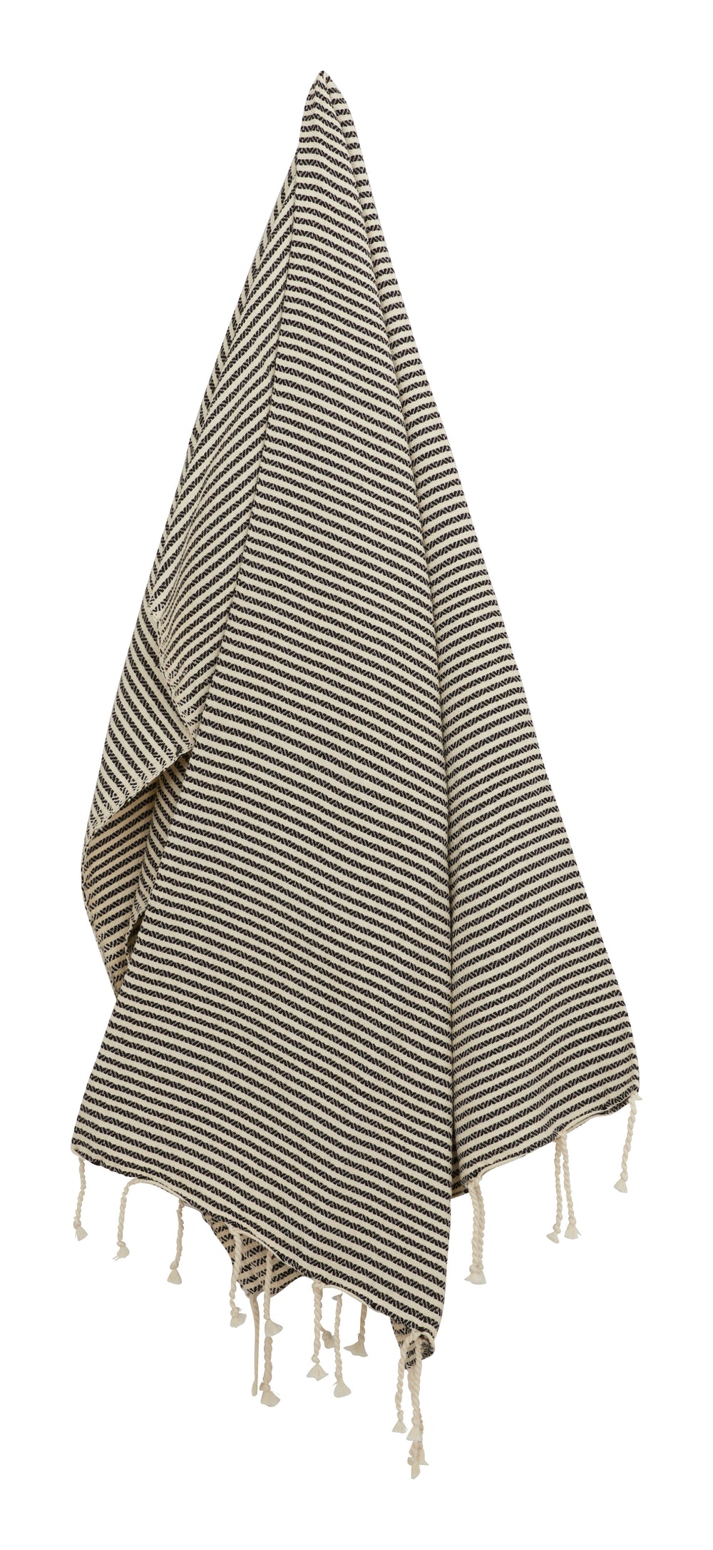 Hammam Black Striped Towels