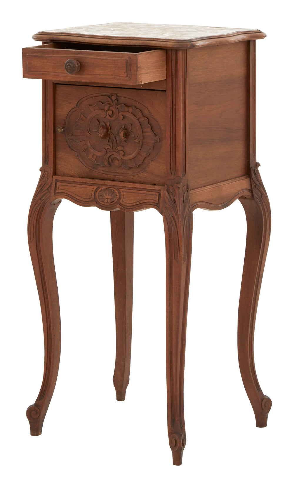 Antique Carved Nightstand