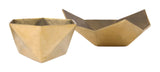 Brass Origami Bowls