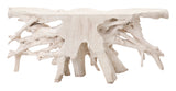 Large Bleached Teak Root Console