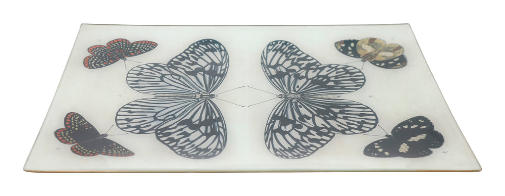 Mirrored Butterfly Tray