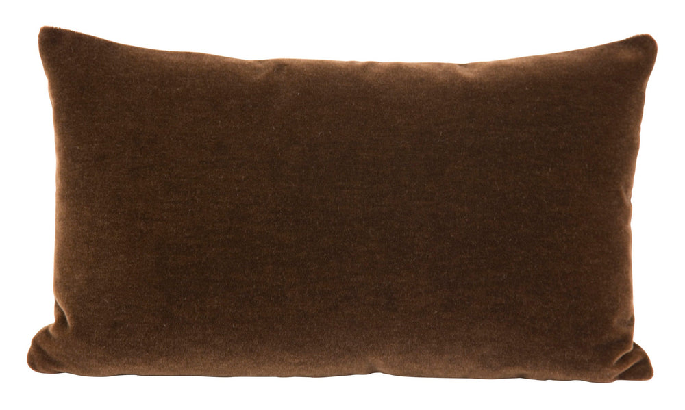 Chocolate Mohair Pillows