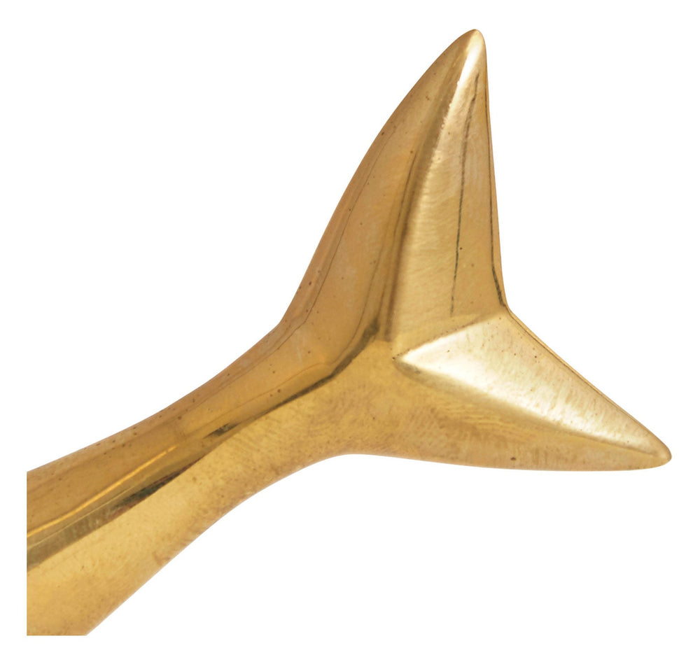 Brass Whale Paperweight