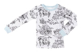 Dinosaur Coloring Pajama Set