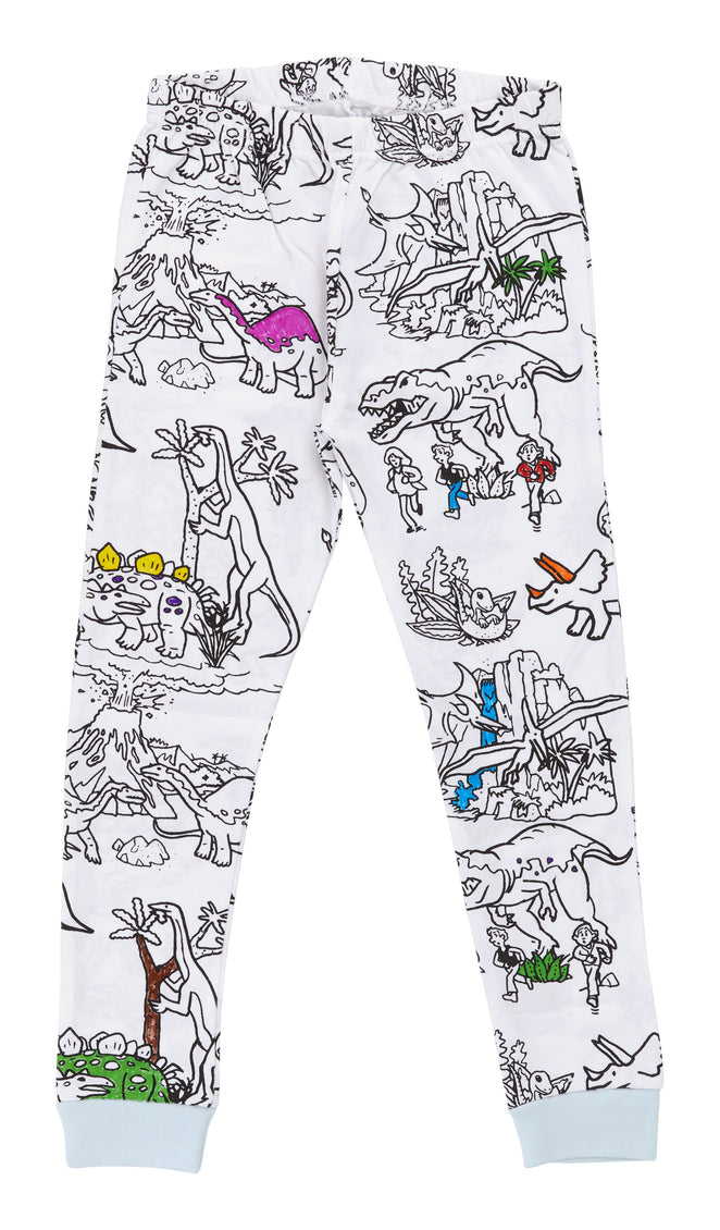 Dinosaur Coloring Pajama Set