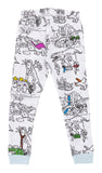 Dinosaur Coloring Pajama Set
