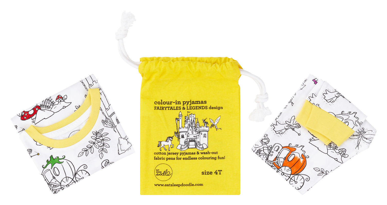 Fairytale Coloring Pajama Set