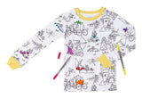 Fairytale Coloring Pajama Set