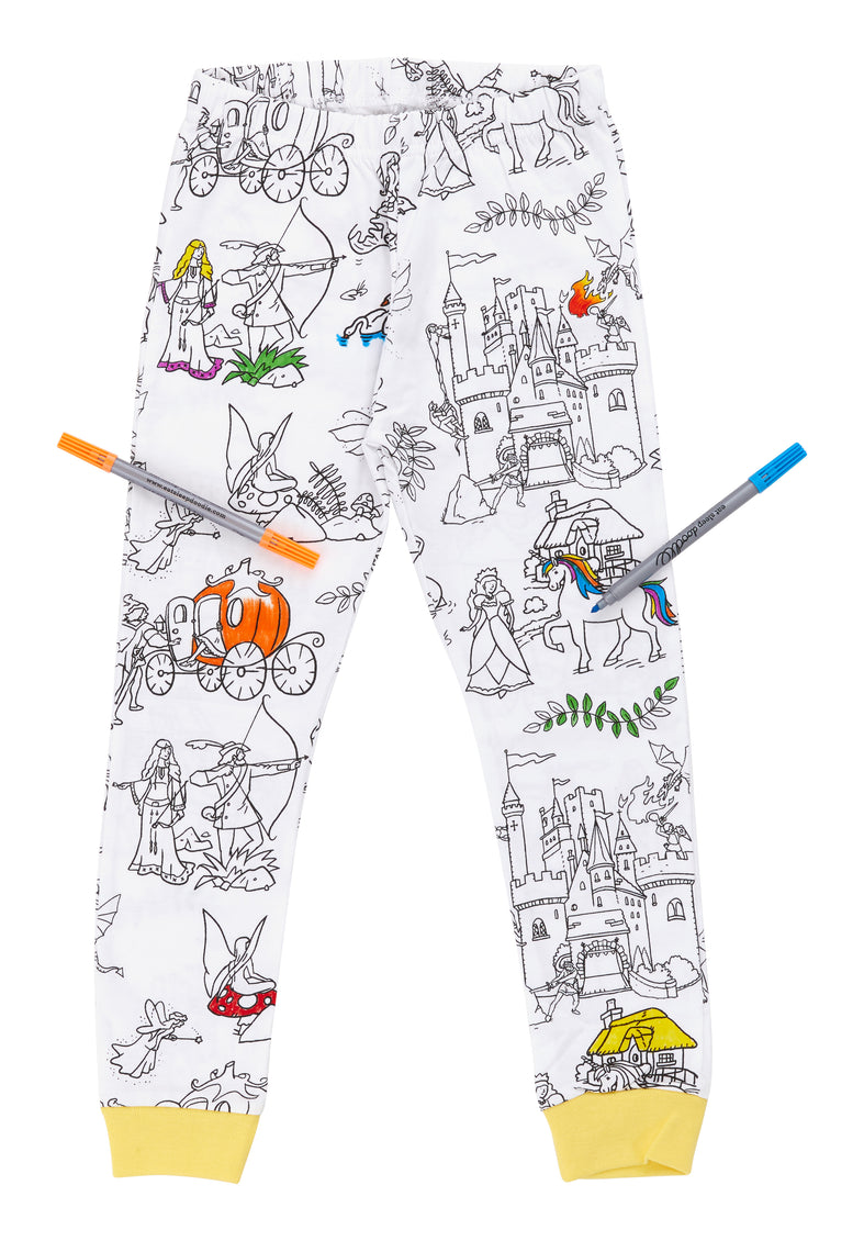 Fairytale Coloring Pajama Set