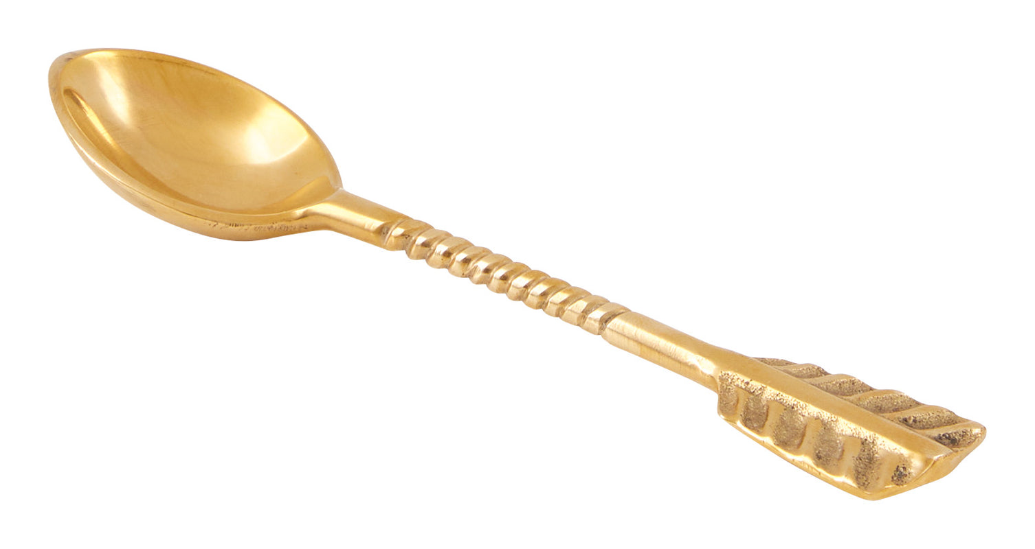 Brass Arrow Teaspoon