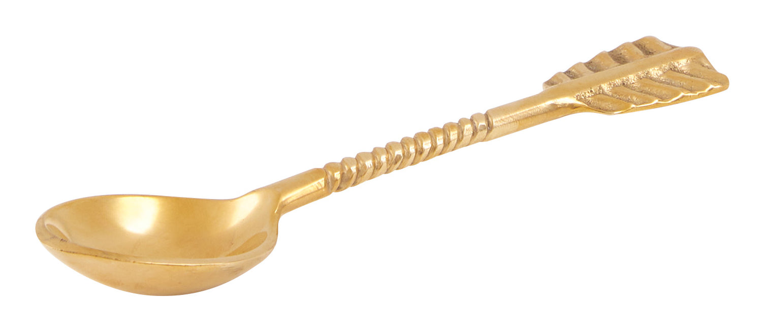 Brass Arrow Teaspoon