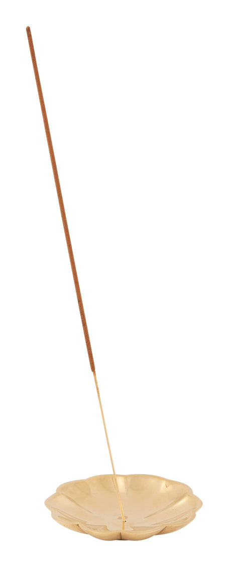 Brass Flower Incense Holder