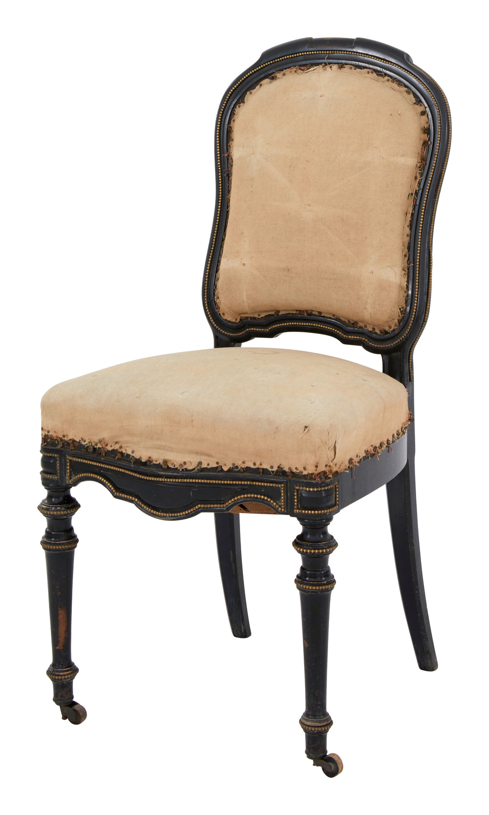 Antique Napolean III Unupholstered Dining Chair