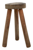 Vintage Round Wood Stool