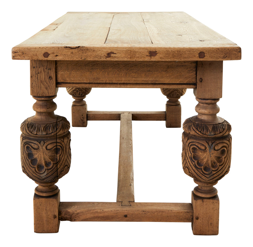 Antique Carved Wood Table