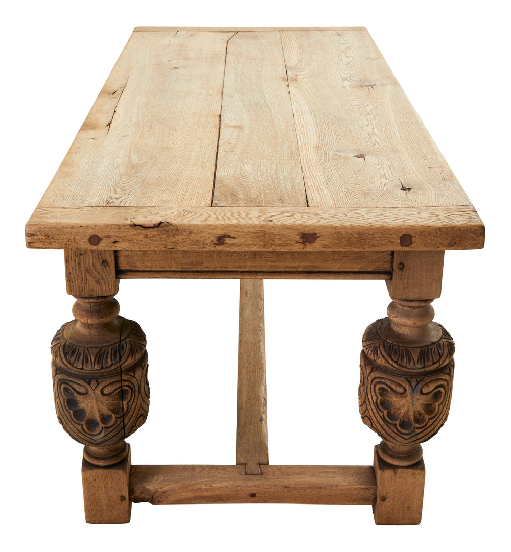 Antique Carved Wood Table