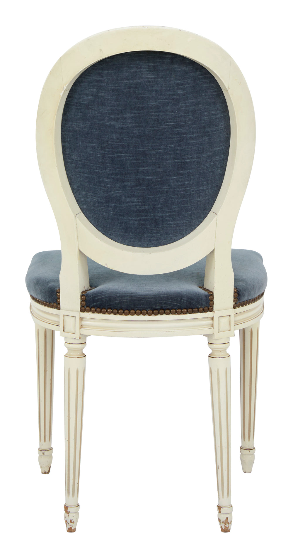 Vintage Blue Louis XVI Dining Chair