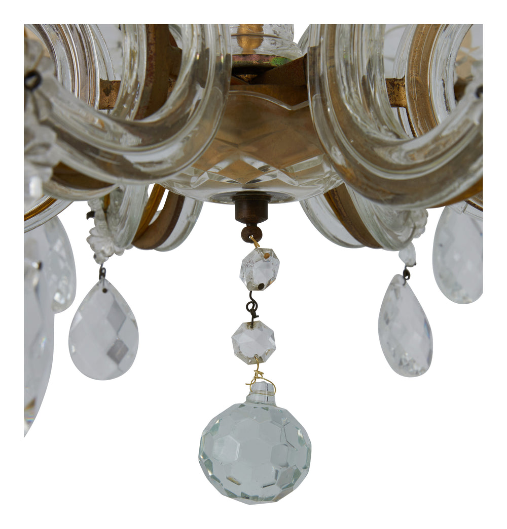 Vintage Venetian Glass Chandelier