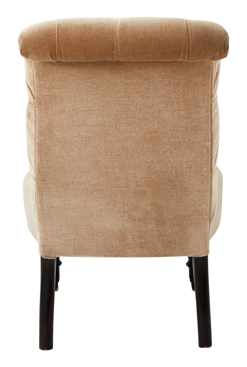 Antique Velvet Slipper Chair