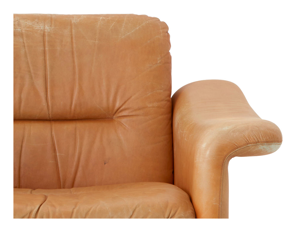 Vintage De Sede Leather Lounge Chair
