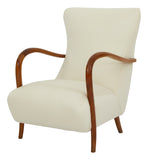 Vintage Italian Boucle Lounge Chair