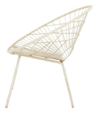 Vintage White Hoop Chair