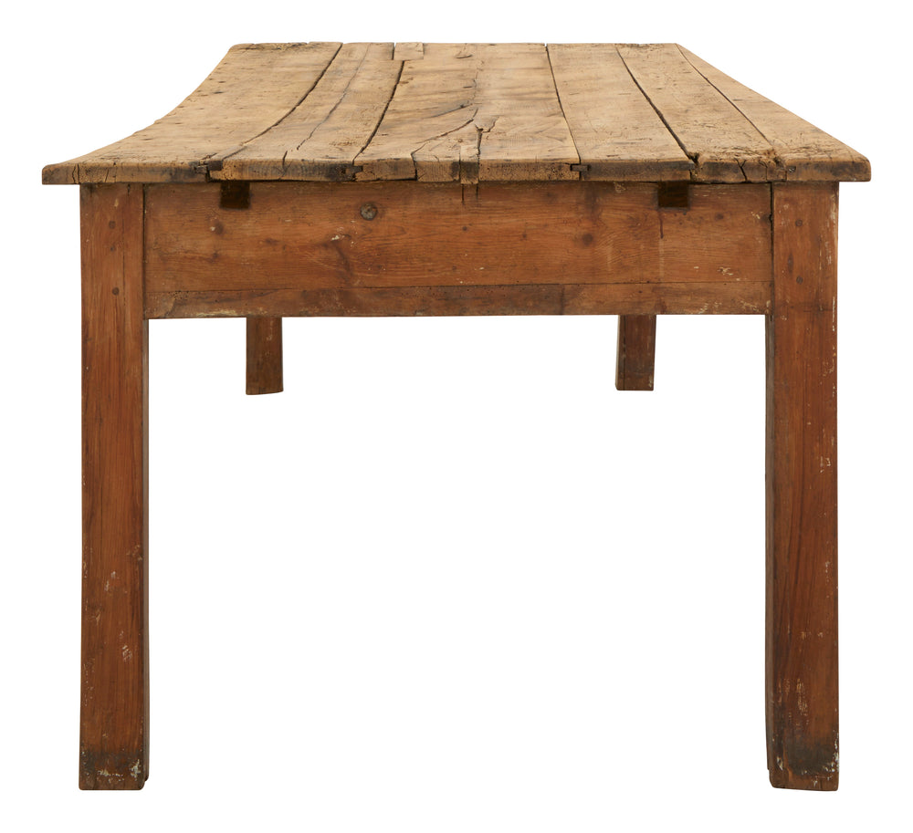 Vintage Wood Farm Table