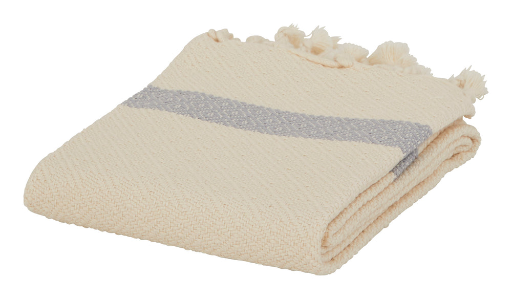 Hammam Grey Zigzag Towels
