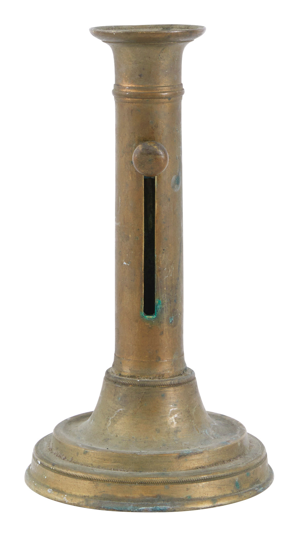 Antique Napoleon III Brass Candlestick