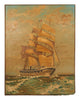 Vintage Large Ship Painting I