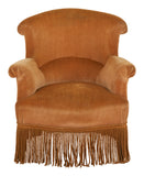 Antique  Velvet Chair