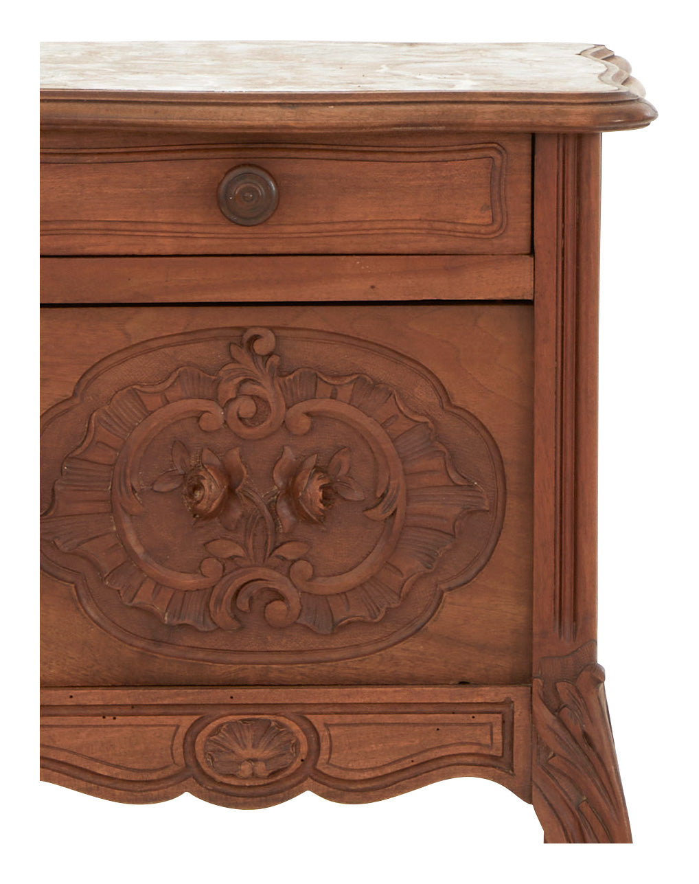 Antique Carved Nightstand