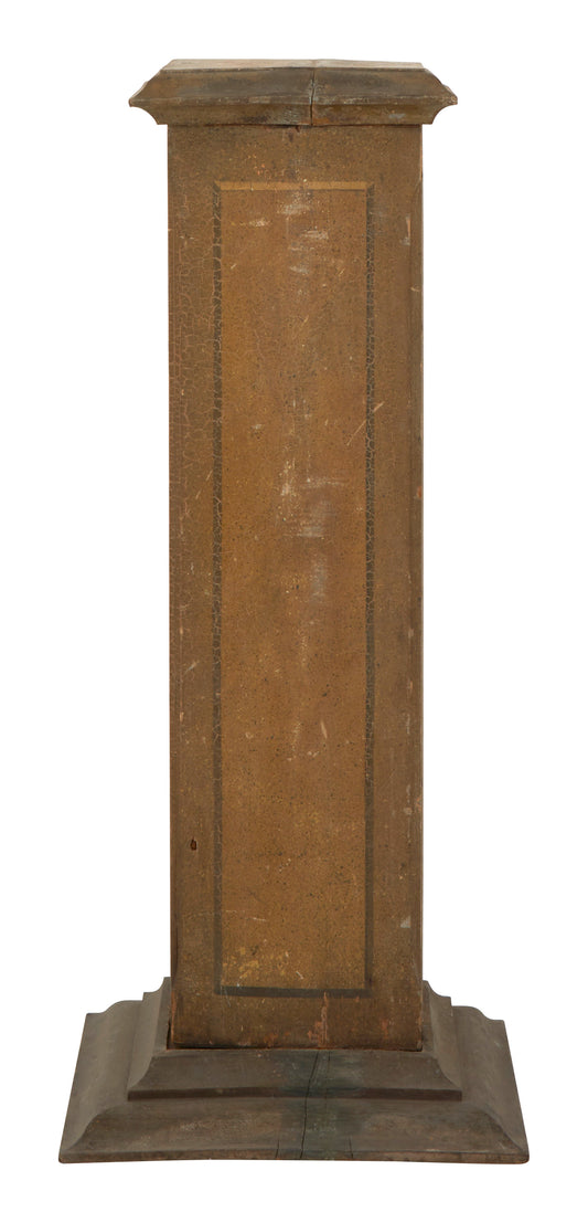 Antique Painted Wood Column