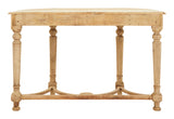 Antique Bleached Wood Console Table