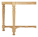 Antique Bleached Wood Console Table