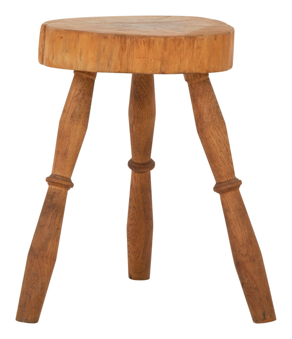 Vintage French Wood Stool
