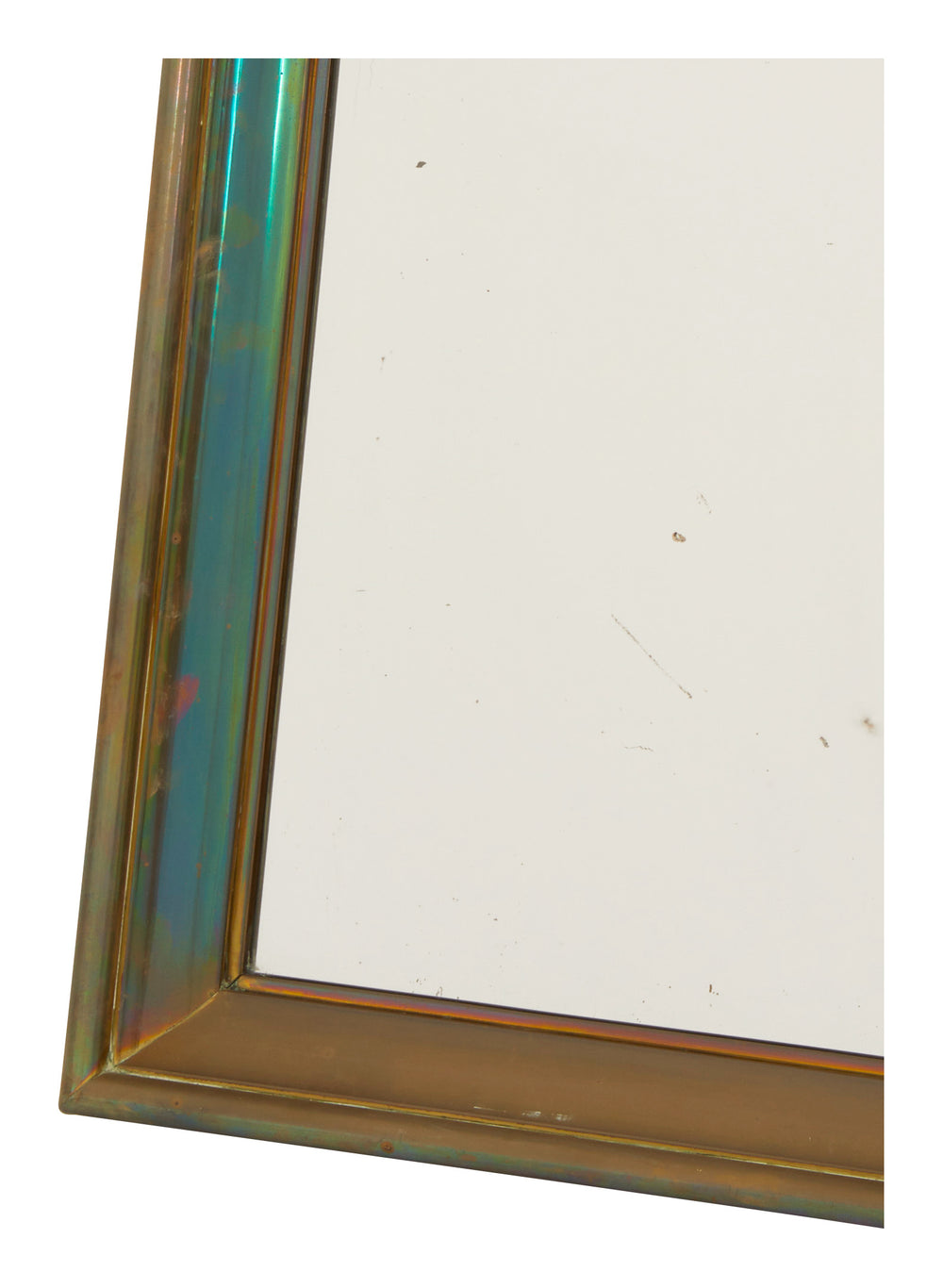 Vintage Brass Bistro Mirror