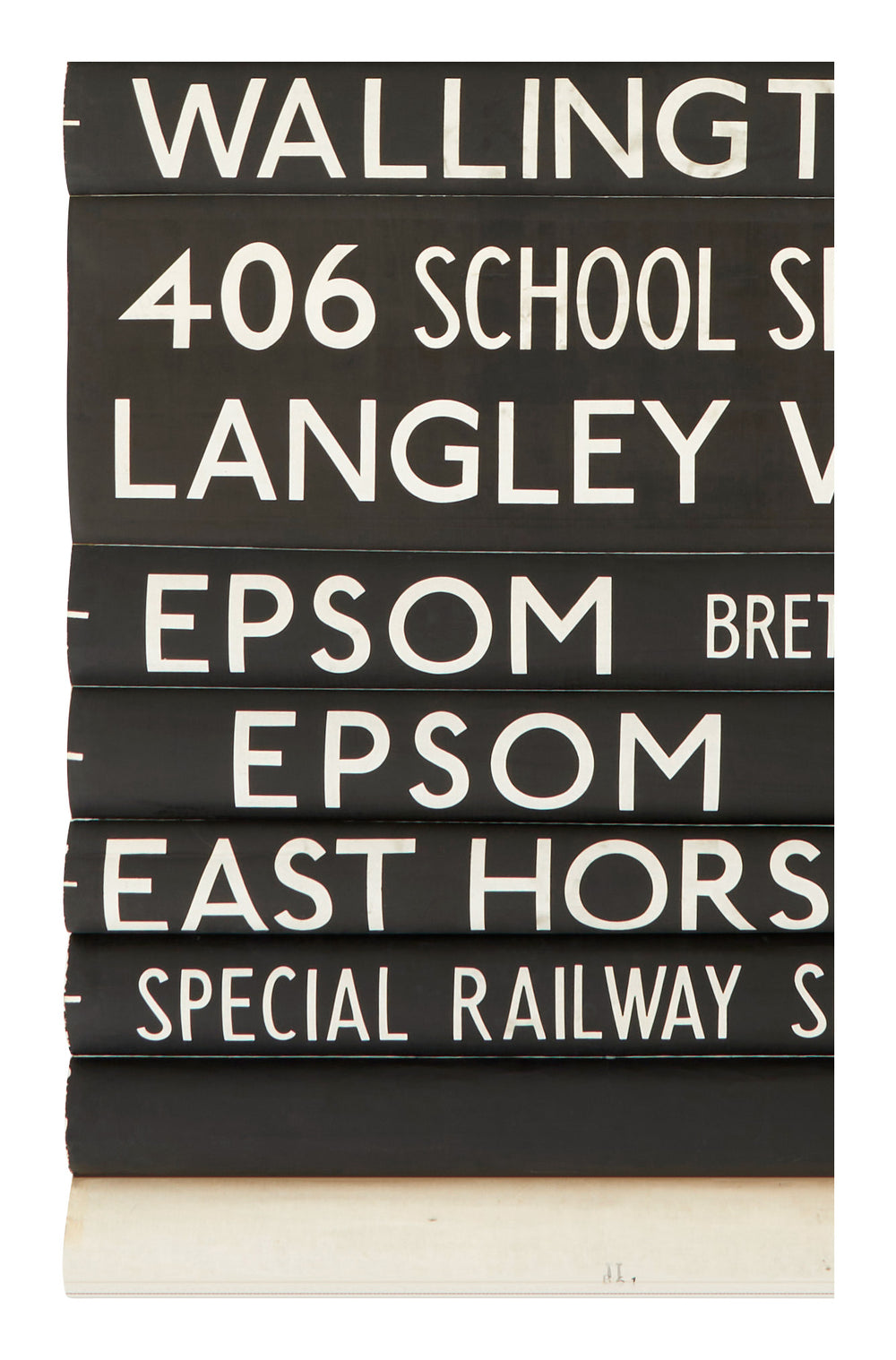 Vintage London Bus Sign