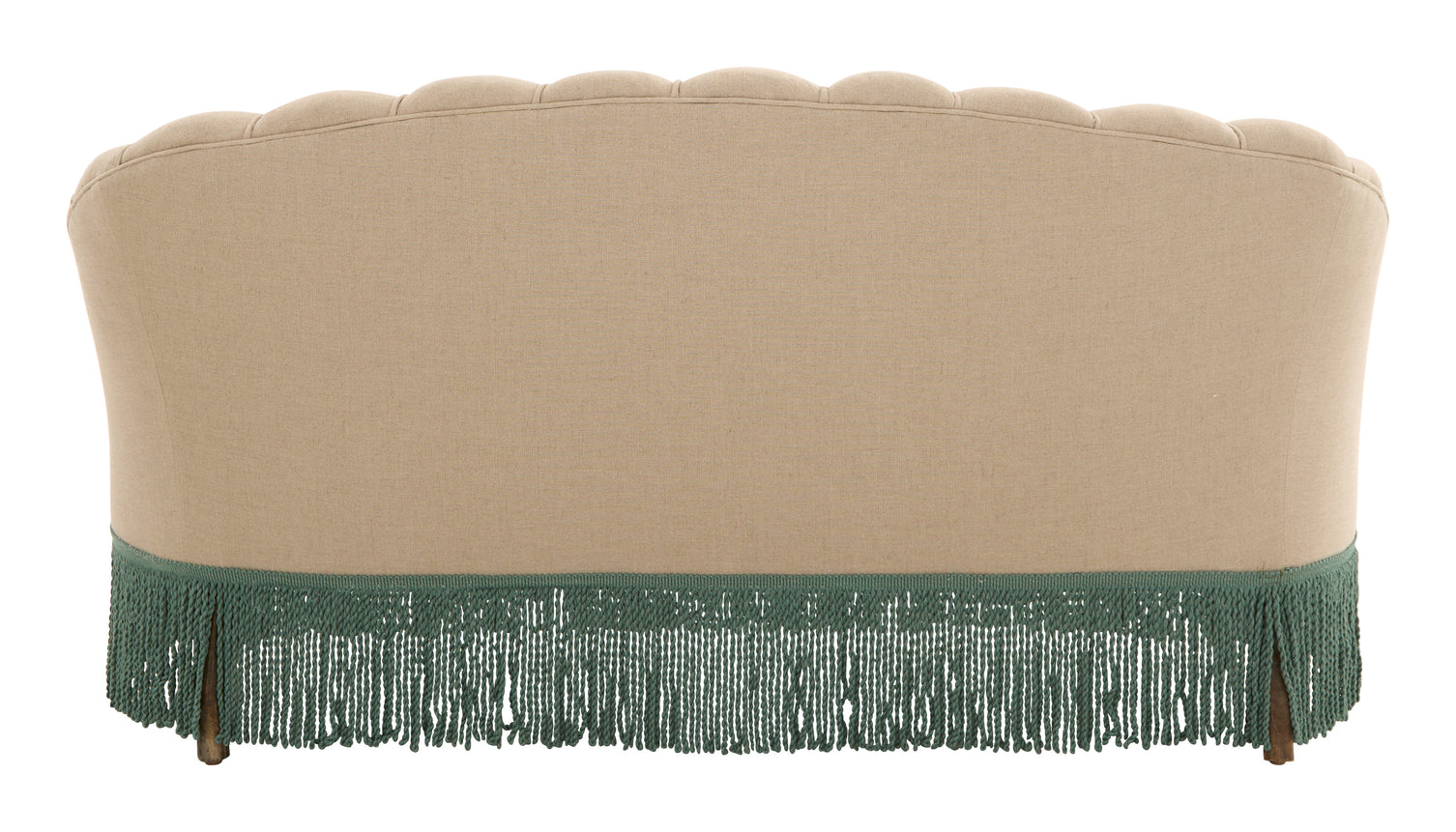 Antique Italian Linen Settee