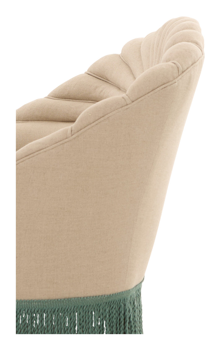 Antique Italian Linen Settee