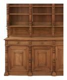 Vintage Carved Wood Breakfront