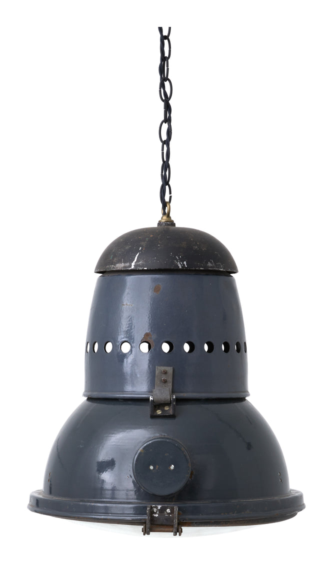 Vintage Black Factory Pendant