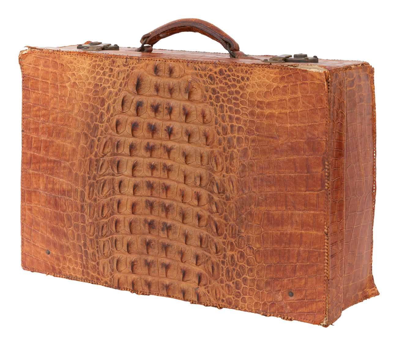 Antique Alligator Valise