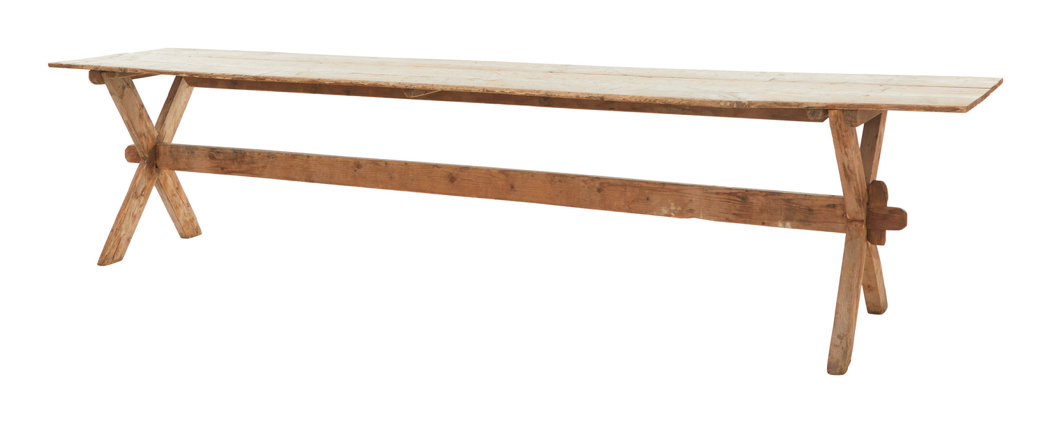 Antique Wood Harvest Table