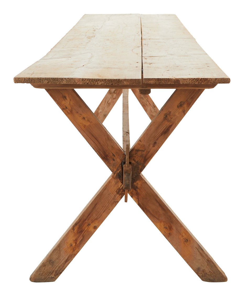 Antique Wood Harvest Table