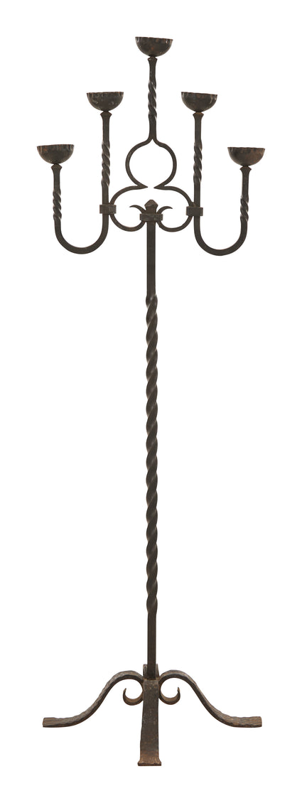 Vintage Iron Candelabra