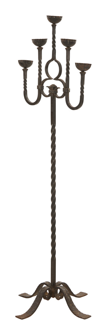 Vintage Iron Candelabra